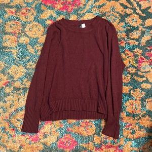 Maroon sweater size XL